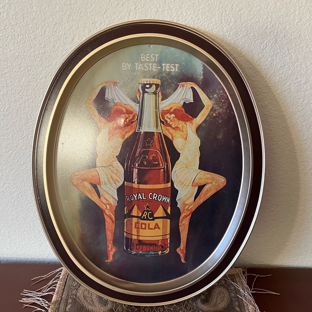 Vintage RC Cola Oval Tray